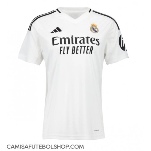 Camisa de time de futebol Real Madrid Replicas 1º Equipamento Feminina 2024-25 Manga Curta